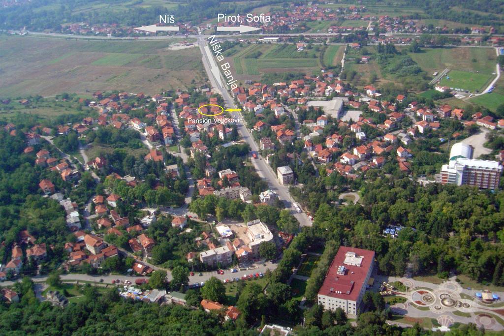 Ferienwohnung Pansion Velickovic Niska Banja Exterior foto